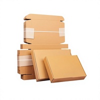 Boîtes en carton ondulé E-Flute extra-résistantes et épaissies, rectangulaires, pour l'emballage de chaussures et de vêtements