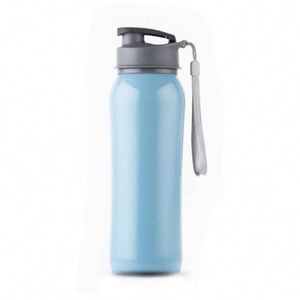 Stainless Steel Vacuum Tumbler Sports Water Bottle With Rope Thermal Insulation 12-24 Hours Outdoor Travel <b>Cup</b> - Product Image 2