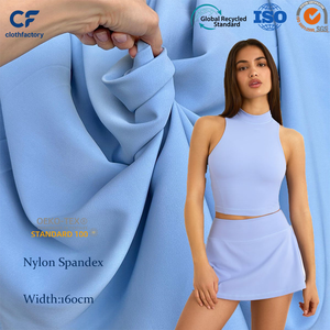 Vente en gros usine – Tissu tricoté respirant en jersey de nylon composite 66 % nylon 34 % élasthanne 160 g/m² pour vêtements de sport - Product Image 1