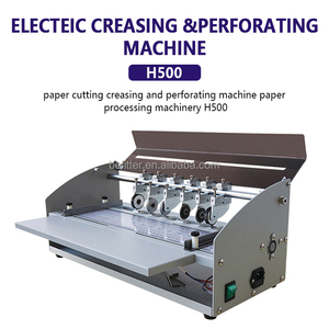 Máquina Eléctrica Multifunción de Hendido y Perforado de Papel H500 con Alimentación Manual de Papel Hendidora y Perforadora - Product Image 2