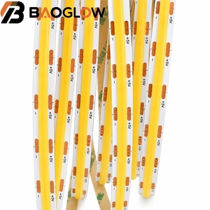 เทปไฟ LED 300D COB 5V 12W/M แผ่นทองแดงเคลือบ 8 มม. ตัดได้ทุกๆ 1.7 ซม. Ra95 หลายค่า CCT สำหรับใช้ภายในอาคาร ความสว่างสูง - Product Image 5