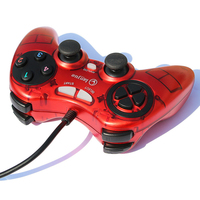 Manette de jeu filaire Double choc Contrôleur USB filaire Joystick pour PC Manette de jeu Manette de jeu