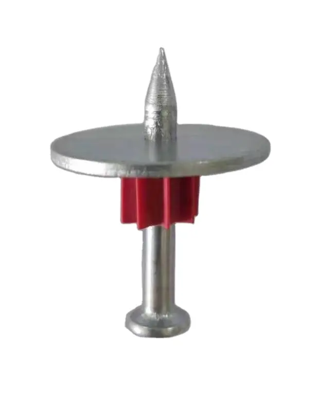 PDW hit power loads nail fastening concrete steel nails with metal washer