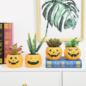 กระถางต้นไม้เซรามิกดีไซน์เองลายแมวดำ<span class=keywords><strong>ผี</strong></span>ฟักทองน่ารักสำหรับปลูกต้นไม้ขนาดเล็กในวันฮาโลวีน - Product Image 3