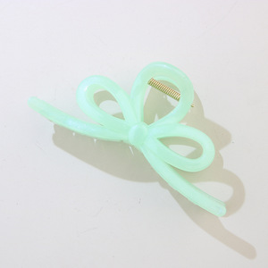Beautiful Large 13cm Jelly Pink Solid Color Hair Claw Clip New Design Korean Unisex Hair Accessories Recycled <b>Resin</b> Plastic - Product Image 5