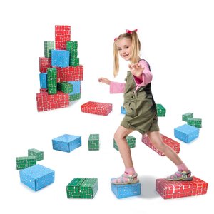 Blocs de <span class=keywords><strong>construction</strong></span> géant Extra-épais, jeu de <span class=keywords><strong>construction</strong></span> en <span class=keywords><strong>carton</strong></span>, pour enfants, 3 tailles, 40 pièces - Product Image 3