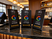 Carte NFC RFID personnalisée réutilisable pour avis Google, autocollant NFC, support d'avis NFC en PVC époxy, adapté aux avis des boutiques