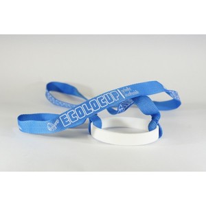 Lanière de cou réglable personnalisée et réutilisable pour porte-gobelet/bouteille, idéale pour festivals et événements - Product Image 3