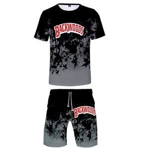 Prix d'usine, ensemble t-shirt et short personnalisé imprimé intégralement pour <span class=keywords><strong>homme</strong></span>, style streetwear, motifs dessin animé, anime, Backwoods Cookie RAW, vêtements pour fumeurs - Product Image 4