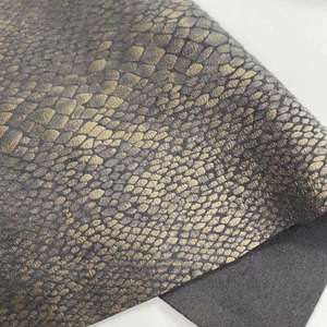 Cao Cấp Động Vật Đồng Rắn Da Chuyển In Vải Da Lộn Cho Áo Khoác/Túi Xách - Product Image 5