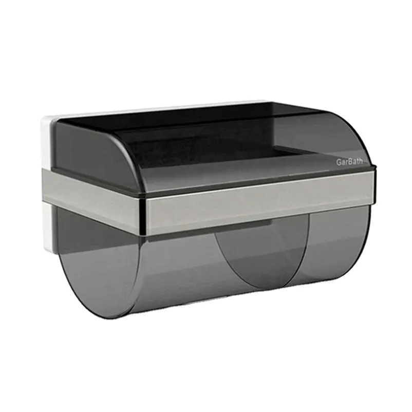 Wall Mounted Steel Stainless Steel ABS Napkins Container Tissue Paper Towel Dispenser for Bathroom Restaurant Office School