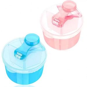 Boîtes de rangement pour lait en poudre et collations pour bébé personnalisables, trois compartiments, en plastique PP de qualité alimentaire - Product Image 3