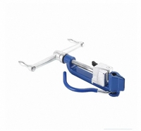 Pince à sangles autobloquantes en acier inoxydable à double verrouillage, machine à sangles auto-ajustable, coupe-sangles, capacité 8-25 mm, 1,9 kg