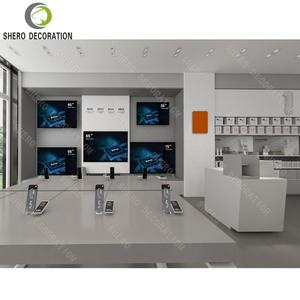 Diseño de Muebles de Exhibición para Tiendas de Telefonía, Vitrina Personalizada para Exhibición de Celulares con Logotipo, Decoración de Mostrador de Caja para Tienda de Teléfonos - Product Image 1