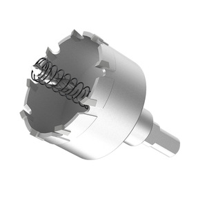 Scie cloche en alliage Haantai à pointe en carbure, métrique, avec mandrin intégré pour le perçage de tubes - Product Image 1