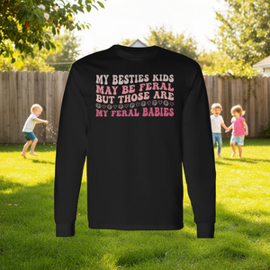 Maglietta a maniche lunghe My Besties Kids May Be Feral - Product Image 3