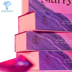 Custom Unique Purper Pink Butterfly Empty 3d Mink Rhinestone Eyelash Set Box Packaging - Product Image 4