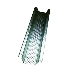 Sistema de techo de fábrica de China 2024, canal de enrasado de sombrero de metal para azulejos de techo de yeso, lámina de PVC