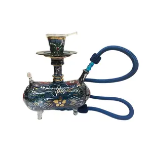 Unique Design Glass Hookahs Top Quality Custom Luxury Compressor Style Unique Egyptian Hand Blown Glass Colorful Hookahs