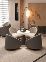 Ensemble table et chaises de négociation nordique pour bureau, hall d'hôtel, réception, canapé de salon, fauteuil de loisirs pour usage domestique