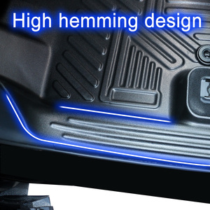 Alfombrilla de Piso para Automóvil 5D de TPE Impermeable Personalizada de Fábrica Kqd, Compatible con <span class=keywords><strong>Toyota</strong></span> Rav4 2015 en Adelante - Product Image 3