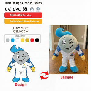 Porte-clés personnalisé en peluche, mini personnage de dessin animé mignon, en forme d'alpaga, design sur mesure, vente en gros - Product Image 4