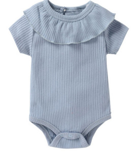 Body de <span class=keywords><strong>Verano</strong></span> de Manga Corta para Bebé al por Mayor, OEM ODM, Estampado, 100% Algodón, Ropa de Bebé, Niñas de 0 a 12 Meses, con Botones - Product Image 6