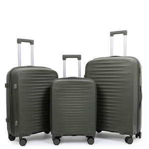 Modern Luxury Simple Classic Design PP <strong>Soft</strong> <strong>Luggage</strong> Set 3pcs Lightweight Durable Travel Suitcase with Lock for Business Leisure - Product Image 3