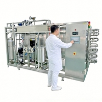 Machine de pasteurisation UHT tubulaire à chauffage uniforme pour jus de fruits, lait et eau