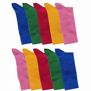 Men's 100% Cotton Casual Sports <b>Socks</b> Solid Color Thin Mid Tube Short Tube Knitted <b>Socks</b> All Sizes - Product Image 1