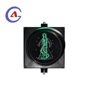 ไฟสัญญาณจราจรแบบ LED 2 in 1 สีแดงเขียวสำหรับทางม้าลาย - Product Image 1