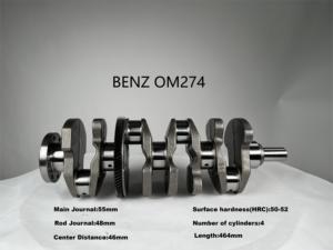 STEM Vilebrequin M274 OEM A2740300201 pour Mercedes Benz 4 Cylindres Moteur Vilebrequin W213 M270 M274 W205 2 C200 C250 <span class=keywords><strong>C300</strong></span> GLK200 - Product Image 2