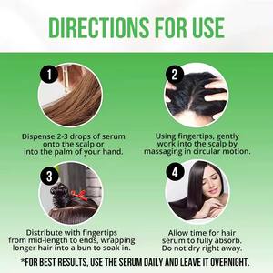 Soin capillaire lissant et réparateur Traitement du cuir chevelu Elixirs de soin du cuir chevelu Sérum d'huile de croissance des cheveux de marque privée - Product Image 4