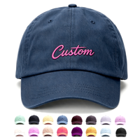 Gorra de Béisbol Personalizada con Logotipo Bordado, al por Mayor, Promocional, para Deportes al Aire Libre, 100% Algodón, 6 Paneles, para Hombre y Mujer
