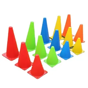 Cones de marcador de futebol para treinamento de esportes ao ar livre, barril de plástico para futebol, cone de disco