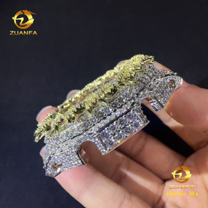 Offre Spéciale – Boîtier de montre GA2100 style épingle, bijoux hip-hop en moissanite, accessoire de montre en laiton, lunette de montre personnalisée sertie de diamants - Product Image 4