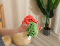 Haute qualité 9cm en peluche doigt marionnette perroquet oiseau en peluche doux coton en peluche poupée éducatif enfants cadeau