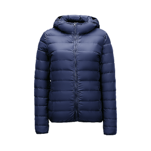 LAYENNE Nuovo Cappotto Leggero Invernale con Cappuccio da <span class=keywords><strong>Donna</strong></span> Taglie Forti Giacca Invernale da Esterno Piumino Impermeabile in Tessuto a Trama Standard di Raso - Product Image 5