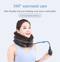Collier cervical orthopédique gonflable pour soulager la douleur et dispositif de traction cervicale à air pour la colonne vertébrale