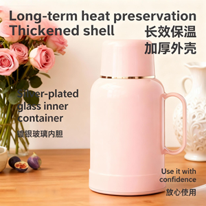 家庭用ガラス魔法瓶大容量ポータブル漏れのないデザイン小さな沸騰水ボトルロゴカスタマイズ - Product Image 2