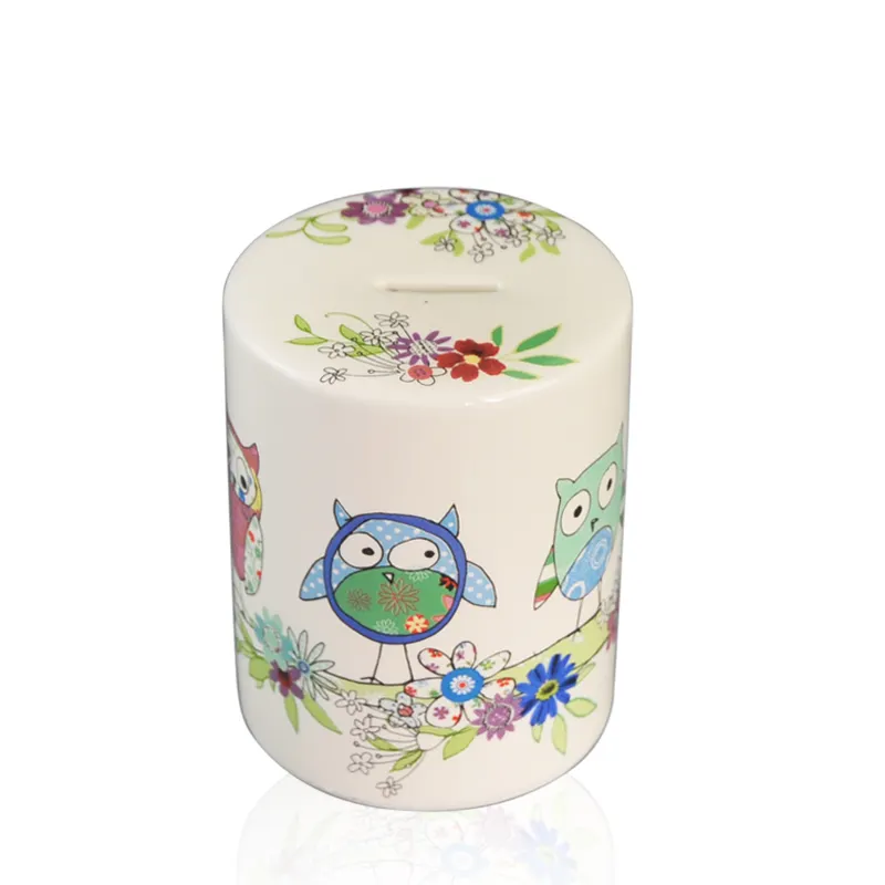 Produce custom hand-painted Superior Quality creative craft ornaments Ceramic Piggy Banks