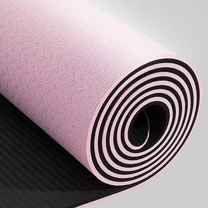Tapis de yoga en PU le plus vendu, antidérapant, écologique, en caoutchouc naturel PU, avec logo personnalisé, 4,5 mm, noir - Product Image 6