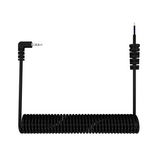 Custom Shielded Audio <b>Cable</b> Male To Male Braid Shielding PVC Jacket Coiled Design For Interference Suppression - Product Image 1
