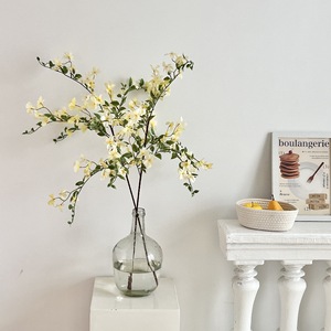 Flores Artificiales, Arreglo Floral de Seda, Rosa Oscuro, Rosa Claro, Decoración del Hogar, Accesorios para Bodas, Alta Simulación - Product Image 3