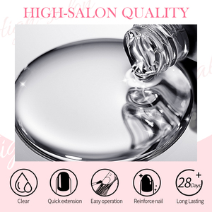 BORN PRETTY PRO Gel BIAB d'extension rapide en flacon, sans HEMA, avec pinceau souple, gel de construction pour ongles BIAB auto-nivelant et lisse, qualité professionnelle - Product Image 3