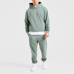 Sweat à capuche ample pour homme, style vintage, brodé, en molleton 100 % coton, épaules tombantes, personnalisable en gros (OEM) - Product Image 5