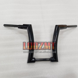 Guidon de moto 10 pouces 12 pouces 14 pouces 16 pouces <span class=keywords><strong>18</strong></span> pouces pour Harley 883 1200 Fat Boy Breakout <span class=keywords><strong>Street</strong></span> <span class=keywords><strong>Fighter</strong></span> Dyna Road Guidon - Product Image 4