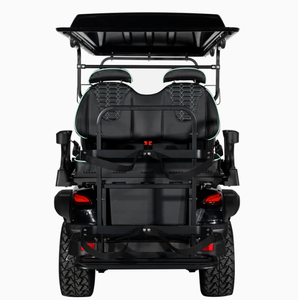 Deluxe China Manufacturers Golf Hunting Buggy <b>Car</b> 4 Seater Lifted Electric Golf Cart Comfortable Folding Seat Carbon Steel - Product Image 4