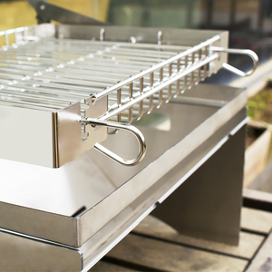 Parrilla de carbón giratoria <span class=keywords><strong>para</strong></span> camping y picnic, parrilla plegable fácil de voltear, rejilla <span class=keywords><strong>para</strong></span> voltear carne, parrilla <span class=keywords><strong>para</strong></span> asar - HDT04 - Product Image 3