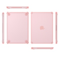 Étui pour MacBook Neo ultra fin à rayures, protection antichoc pour ordinateur portable